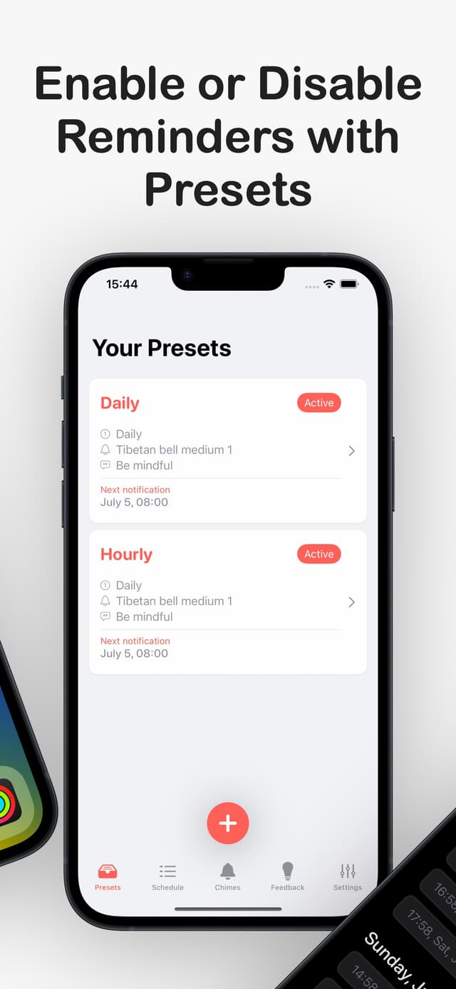 Moment reminder customization